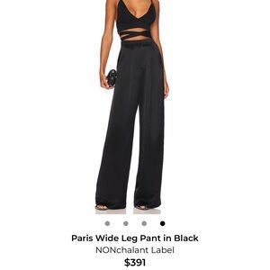 NONchalant Black Wide Leg Pants